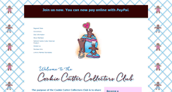 Desktop Screenshot of cookiecuttercollectorsclub.com